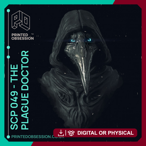 SCP-049 - The plague Doctor - Fan Art Bust - 10cm - Only-Games