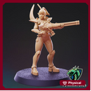 Galaxy Elves - Female Soldier Pose 1