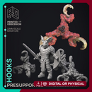 Hooks - Small horrors - 3 Models -  PRESUPPORTED - Illustrated and Stats - 32mm scale