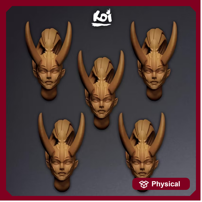 Painmaidens Type 1 - Miniature Heads