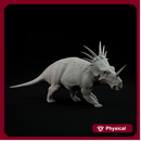 Styracosaurus walking 1-35 scale dinosaur