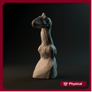 Cryolophosaurus bust - dinosaur head