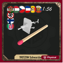 1/56 31M Schwarzlose machine gun with full shield and shoulder support
