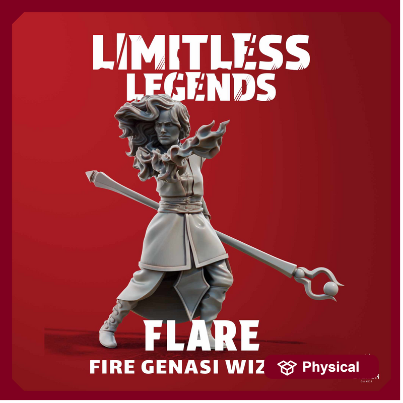Genasi Wizard - Flare - Only-Games