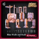 Mine Walls and Scaffoldings