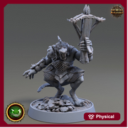 Wererat Crossbow Expert, Ratfolk, Ratman |Resin| Dungeons and Dragons 5e | 28mm,32mm,54m,75mm Scales | Pathfinder D&D | Daybreak Miniatures - Only-Games