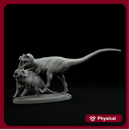 Gorgosaurus vs Styracosaurus 1-35 scale dinosaur