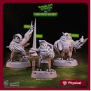 Owlfolk Allies - Woodland Heroes - CastNPlay - Terrain Wargaming D&D DnD 28mm 32mm 40mm 54mm