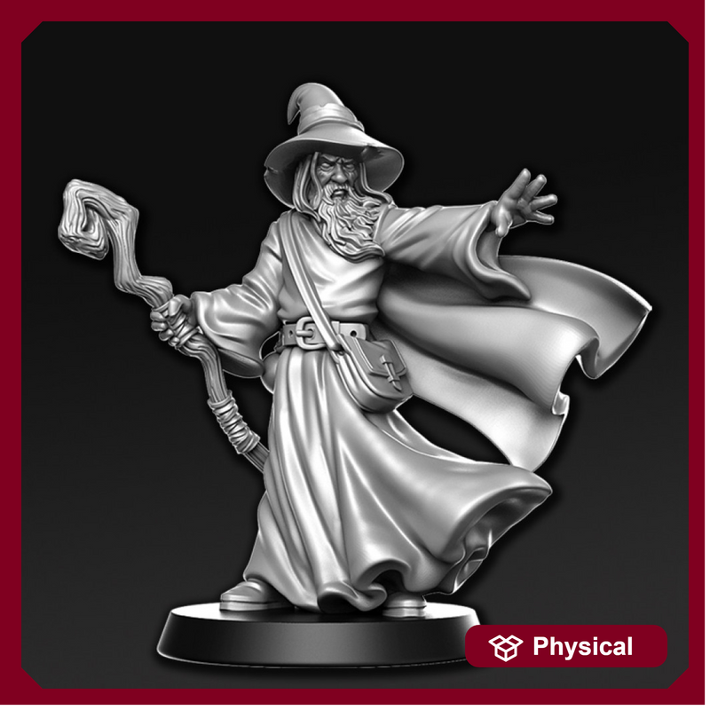 Amlund Maegon - Wizard - 32mm - DnD -
