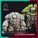 Stone Golem - Construct - PRESUPPORTED - D&D 32mm