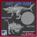 Giant Land Shark Fantasy Monster