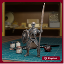Undead Skeleton Spearman 004 - TytanTroll Miniatures - DnD - Fantasy-