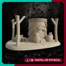 Round Tiny House - Fantasy Village Terrain STL, DnD & Wargaming Scenery