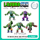 LuchaDOrx Orc Wrestlers .STL