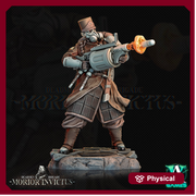 Sci-Fi Miniature Light Infantry Army Veteran | 28mm,32mm, 54mm, 75mm,100mm Scales | Resin Mini | Morior Shocktrooper TPG | Archvillain Games - Only-Games