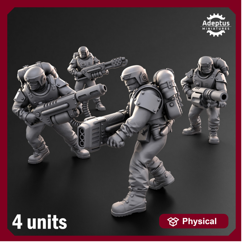 Special weapons. Warden Regiment. Imperial Guard