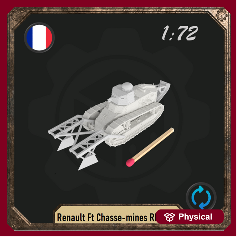1/72 Renault Ft Chasse-mines Rhonelle - Only-Games