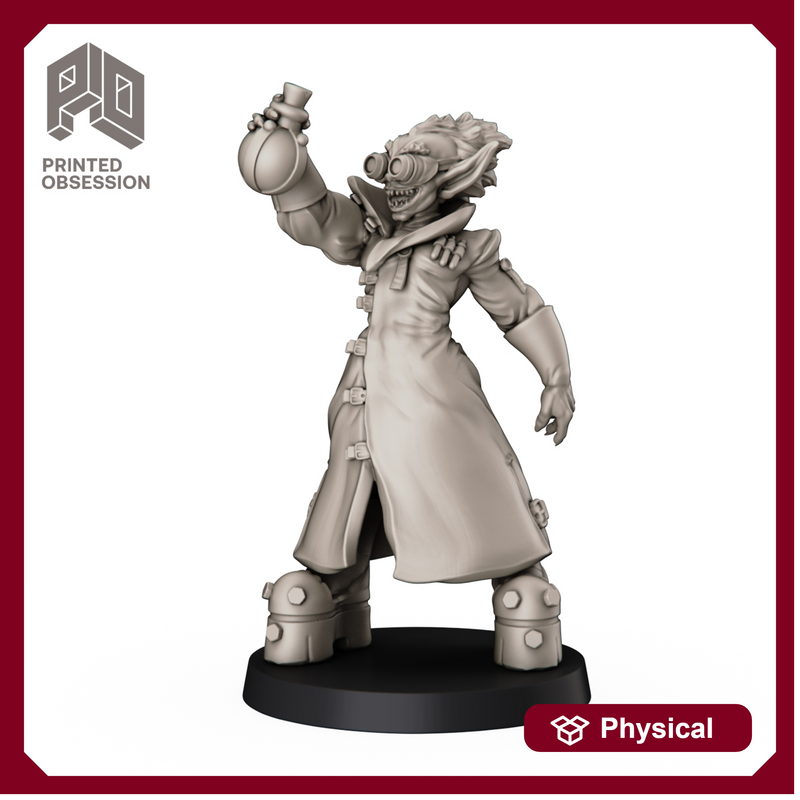 Goblin Doctor - The Potion Maker - 32mm scale - D&D