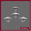 Cyber Samurai V10 Jingasa Helmets X 10