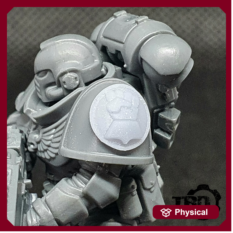Fist Pauldron symbols X10