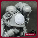 Fist Pauldron symbols X10