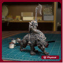Wolf Rider 03 - TytanTroll Miniatures - DnD - Fantasy