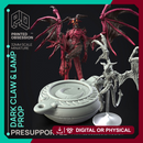 Dark Claw Demon & Lamp - Prop & Miniature -  PRESUPPORTED - Illustrated and Stats - 32mm scale