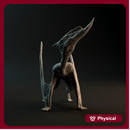 Dsungaripterus looking up 1-24 scale pterosaur