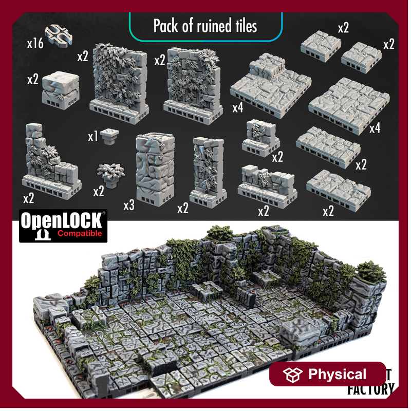 Modular ruined terrain [OpenLock]