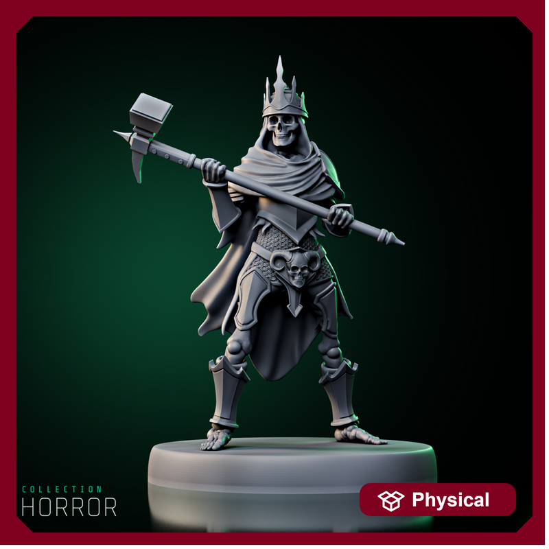 Skeleton Army Commander w/ Hammer - Only-Games