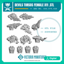 Female Devils Torsos x11