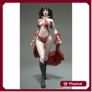 Female Vampire Strahd Bride Consort Pinup UNPAINTED | 28mm, 32mm, 50mm,75mm,100mm | Dungeons and Dragons | Pathfinder |3DArtGuy - Only-Games