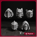 Fallen Lions Head Bits Set x5