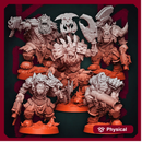 Modular Orc Monster Hunters x5 - Kit B (Elite Size)