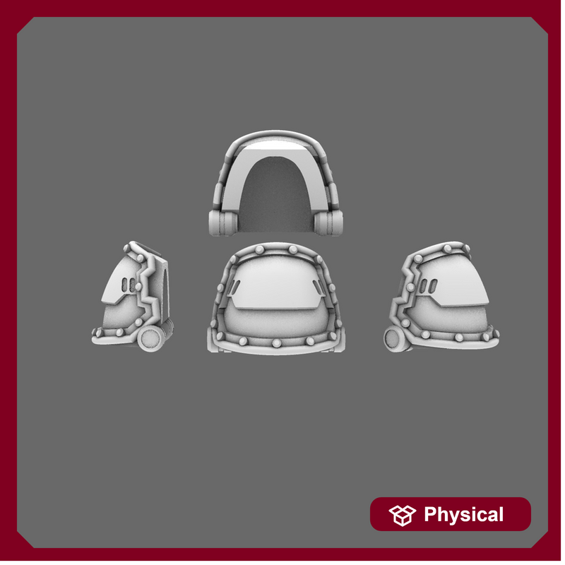 Space Knights V2 Metal Storm Shoulder Pads Type B X 10