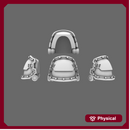 Space Knights V2 Metal Storm Shoulder Pads Type B X 10