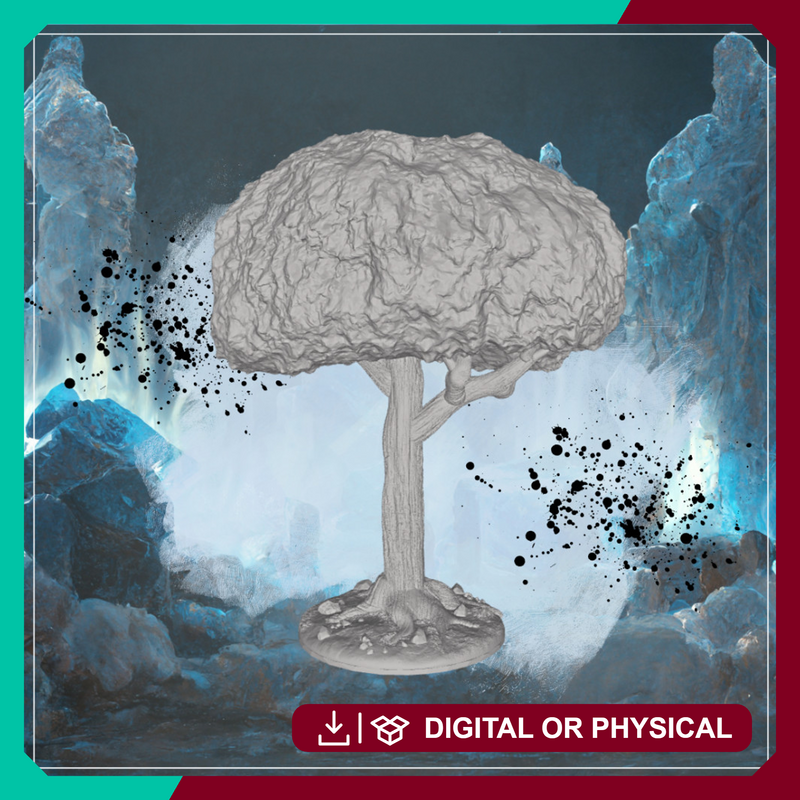 Tree 6 - Wilderness Terrain Prop STL, DnD & Wargaming Scenery