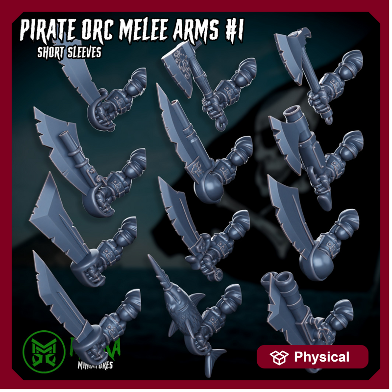 Pirate Orc Melee Arms #1