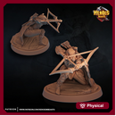 Female wood elf archer