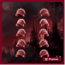 Crimson Wings Shoulder Pads Set x10