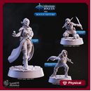 Rogue Sisters - Nightdagger Rogues - CastNPlay - Terrain Wargaming D&D DnD 28mm 32mm 40mm 54mm