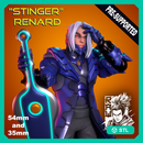 Stinger Renard - Cyberpunk Street Samurai - STL only