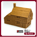 Hollyhock Cottage - King and Country - Printable Scenery Terrain Wargaming D&D DnD 10mm 15mm 20mm 25mm 28mm 32mm 40mm 54mm Painted options