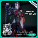 Kisari Karasu - 75mm Kunoichi - STL only