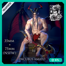 Amato the Lord of Excess - Incubus Lord (NSFW) - STL only