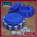 Game Token Coin Holder & Tokens Set
