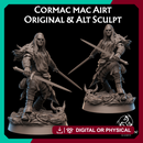 Cormac Mac Airt - Human Fighter Swordsman - Original & Alternate Sculpt