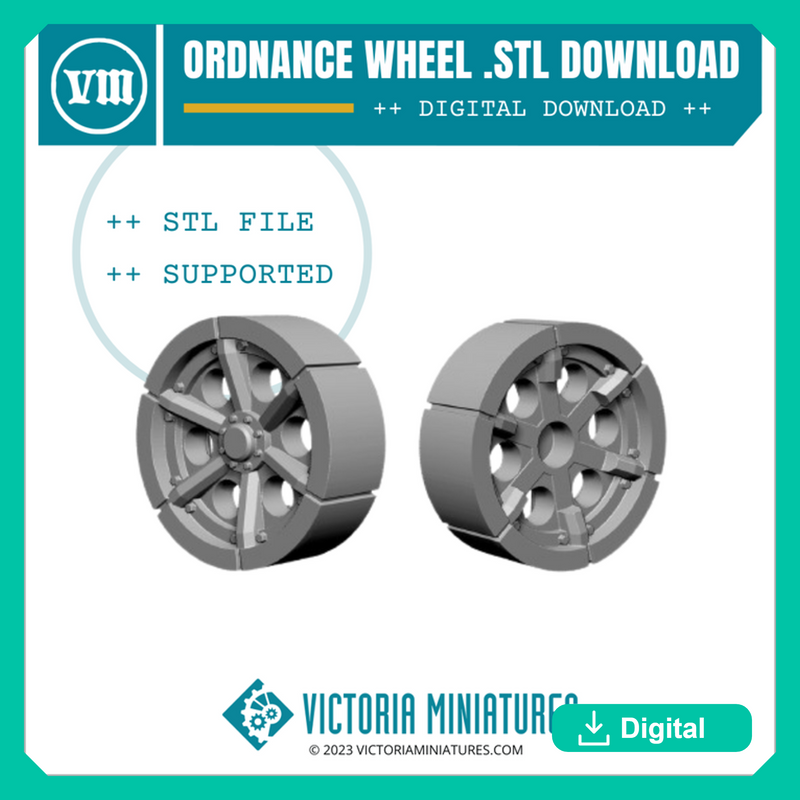 Ordnance Wheel .STL - Only-Games