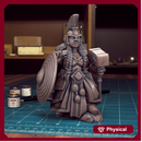 Female Dwarf 06 - TytanTroll Miniatures - DnD - Fantasy - 32mm