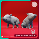 Giant Boar Piglets - Tabletop Miniature (Pre-Supported)